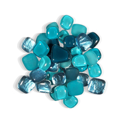4 oz Turquoise Pebble Tile