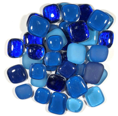4 oz Ocean Blue Pebble Tile